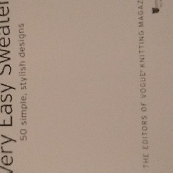 VOGUE Knitting Book 50 Simple Stylish Designs - Picture 6 of 9